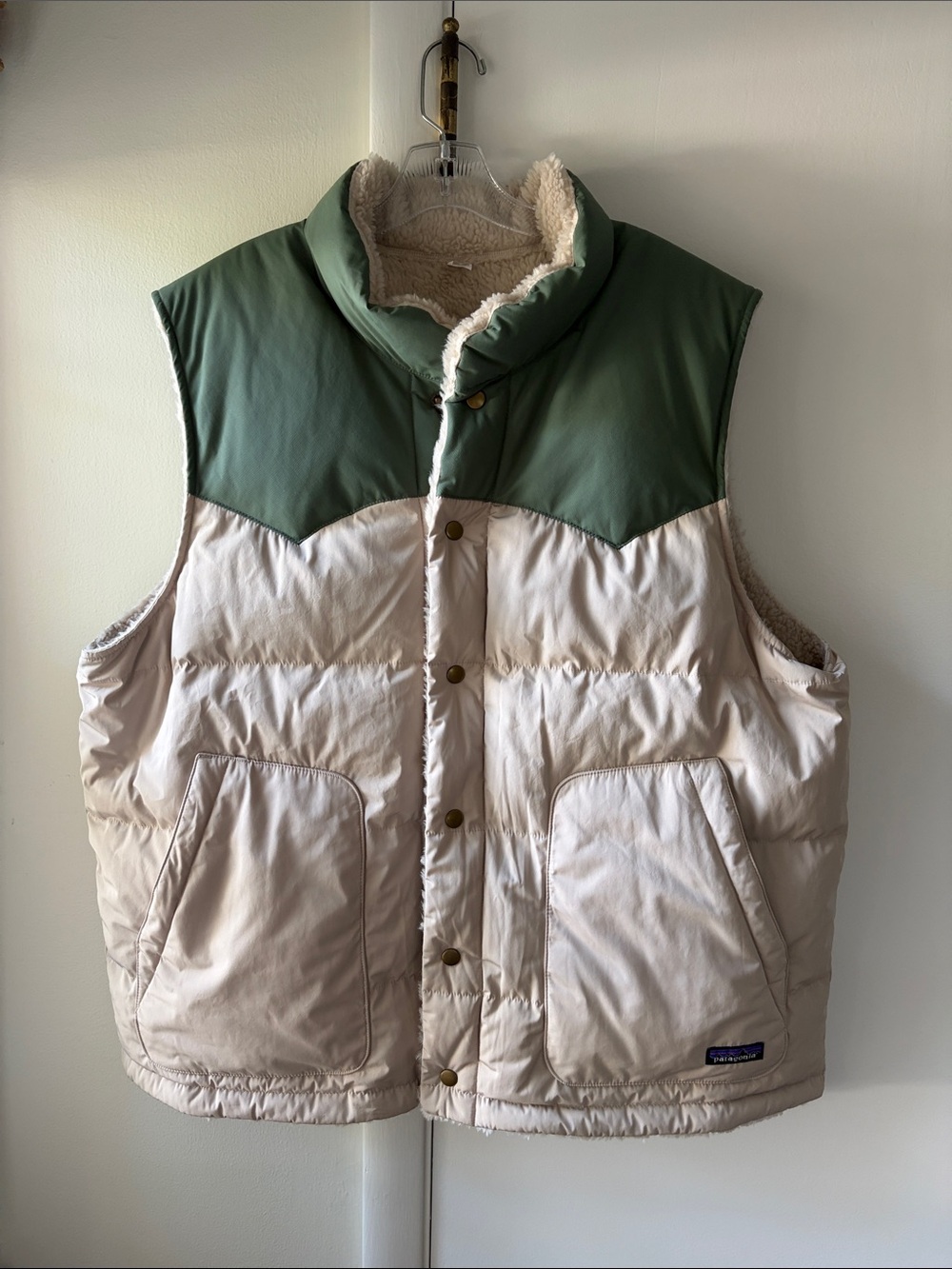 Patagonia Men's Reversible Two-Tone Puffer Vest